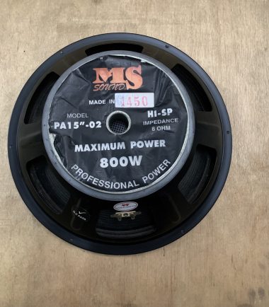 ดอกลำโพง 15 นิ้ว MS SOUND PA15″-02 HI-SP 800W