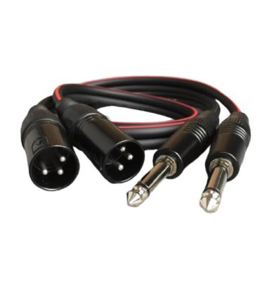 สายสัญญาณ J-2049 MIC MONO 2C+XLR ผู้ 2C 1เมตร