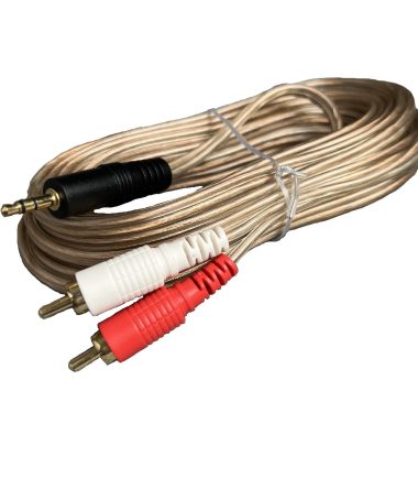 สายสัญญาณ TBE สาย P. RCA x2 - P.TR-ST   5เมตร