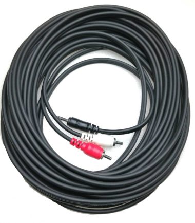 สายสัญญาณ J015   TRST 3.5 to RCA 2 หัว  ยาว20เมตร
