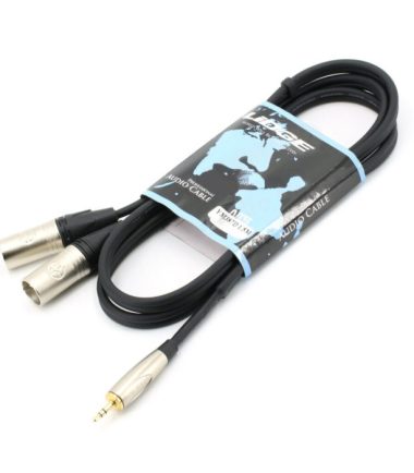 สายสัญญาณ LIDGE YM-387D    3.5 มม. to XLR x 2
