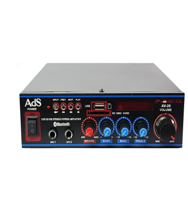 แอมป์รถยนต์ AdS AV-20