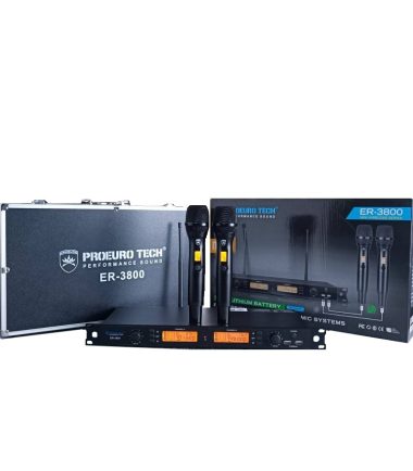 ไมค์ลอย PROEUROTECH : ER-3800 (ชาร์ตแบตได้)
