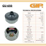 ยูนิต GIP : GU-650