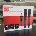 ไมค์ลอยคู่UHF DECCON รุ่น AP33 อลูมิเนียม ปรับความถี่